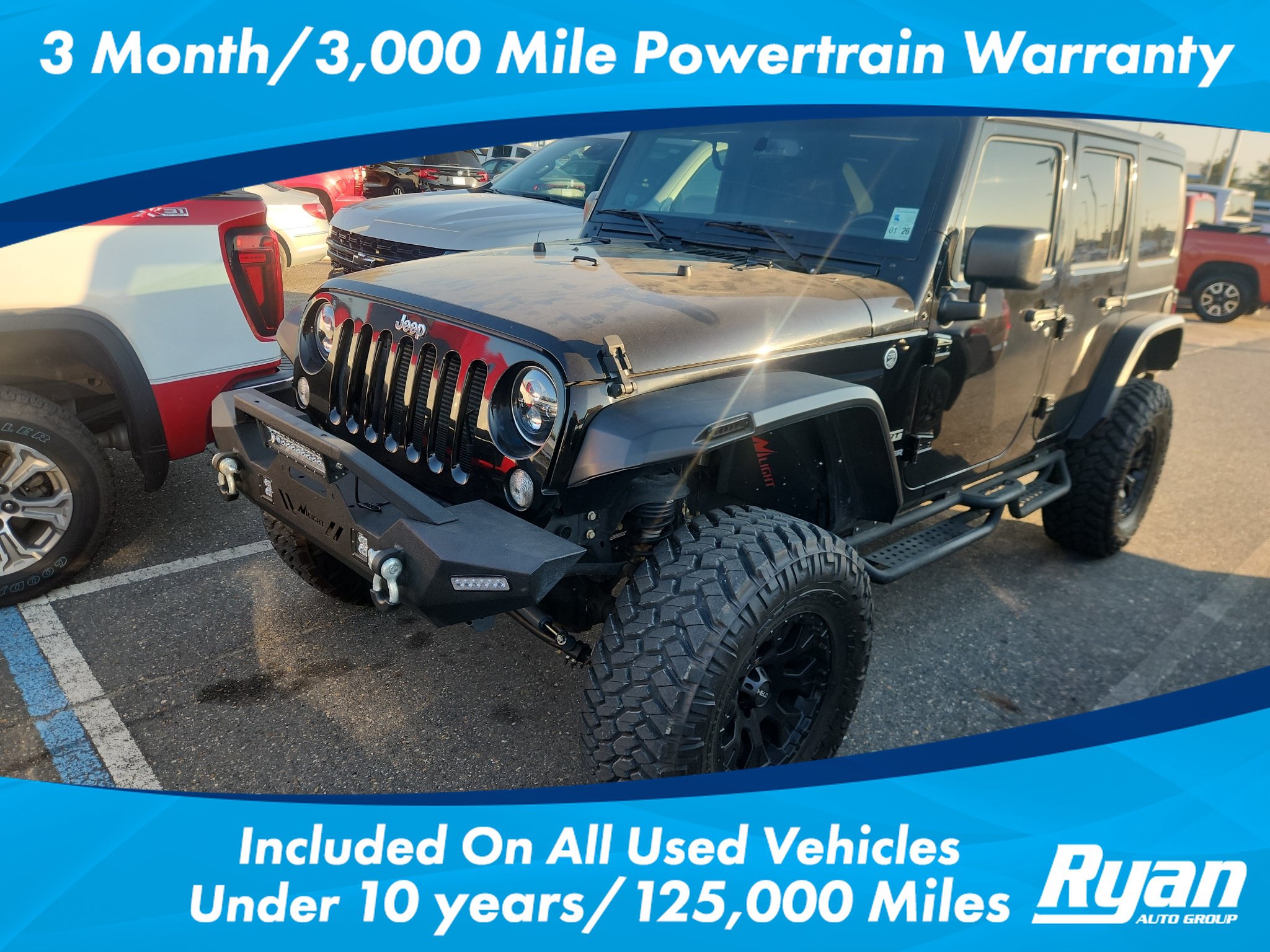 Used 2016 Jeep Wrangler Unlimited Sport w/ Quick Order Package 24S AWD/4WD image 1