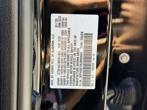Used 2020 Honda Ridgeline RTL-E image 27