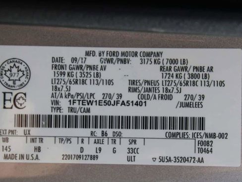 Used 2018 Ford F150 Lariat w/ Equipment Group 501A Mid AWD/4WD image 41