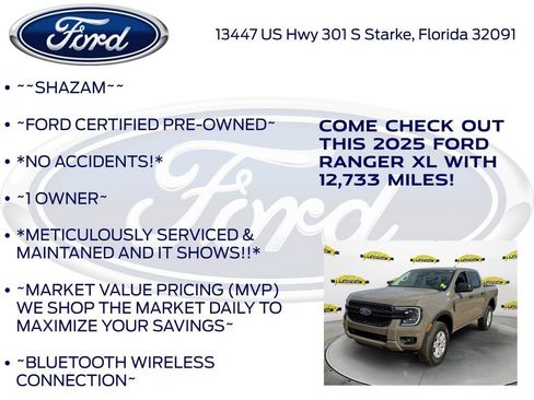 Certified 2025 Ford Ranger XL w/ Trailer Tow Package image 6