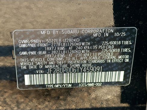 New 2026 Subaru Outback Limited image 42