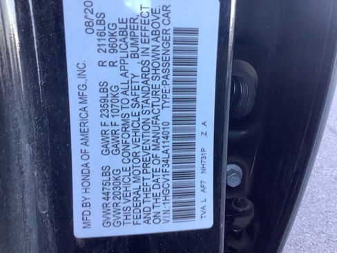 Certified 2020 Honda Accord Sport image 21