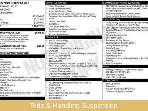 Used 2023 Chevrolet Blazer LT w/ Convenience Package image 5