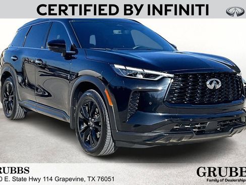 Certified 2025 INFINITI QX60 Luxe w/ Black Edition image 1