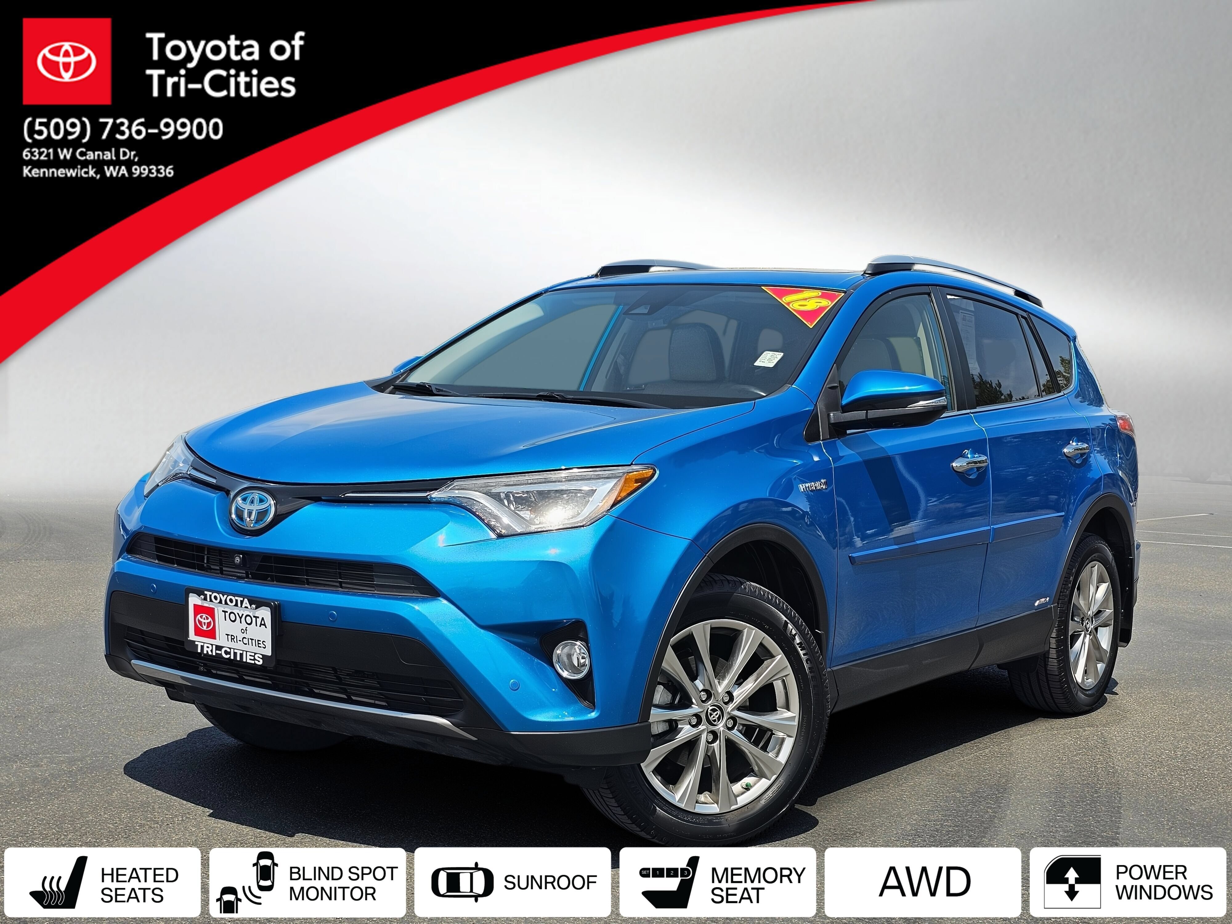 Used 2018 Toyota RAV4 Limited w/ Advanced Technology Package AWD/4WD image 1