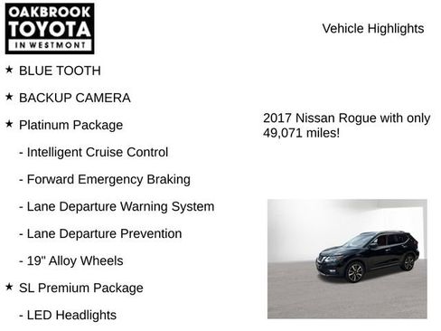 Used 2017 Nissan Rogue SL w/ SL Premium Package AWD/4WD image 5