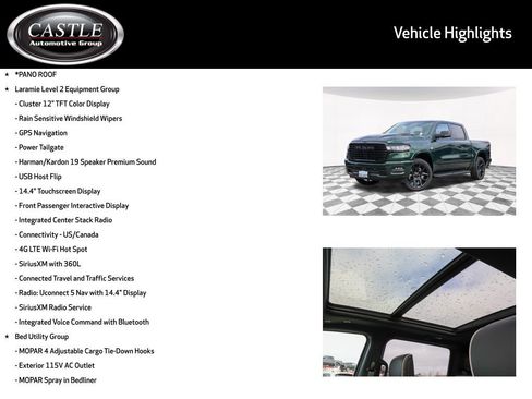 New 2026 RAM 1500 Laramie w/ Night Edition AWD/4WD image 3