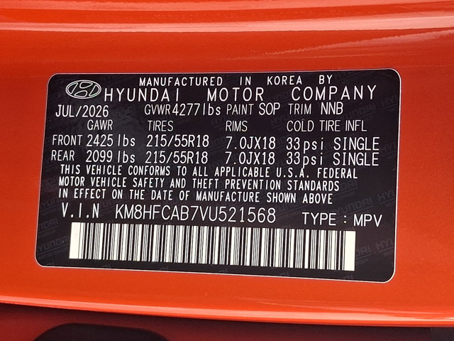 New 2027 Hyundai Kona SEL Sport AWD/4WD image 20
