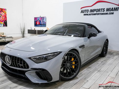 Used 2022 Mercedes-Benz SL 63 AMG 4MATIC w/ AMG Aerodynamic Package image 1