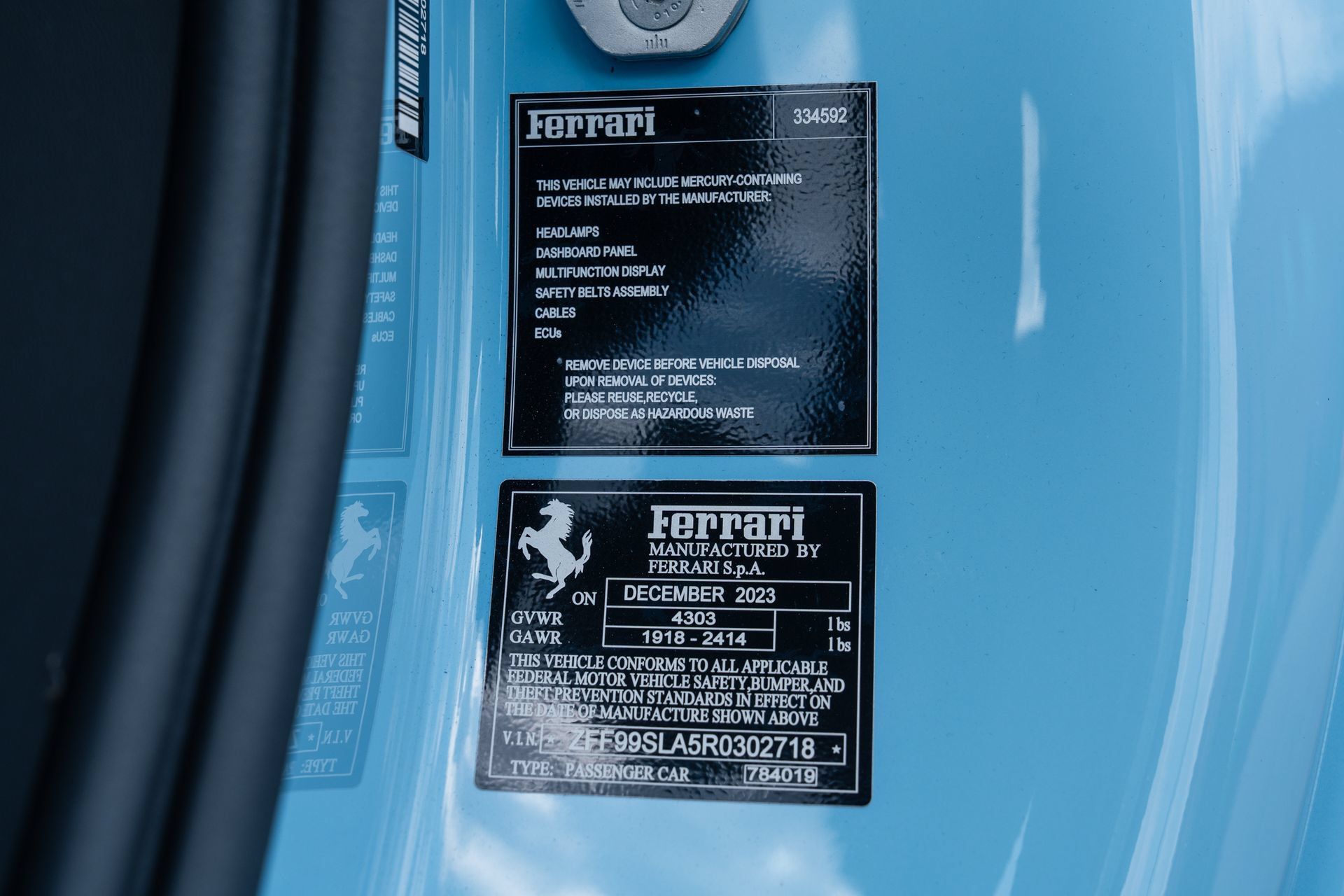 Used 2024 Ferrari 296 GTB RWD image 30