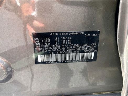 Used 2021 Subaru Legacy Premium AWD/4WD image 14