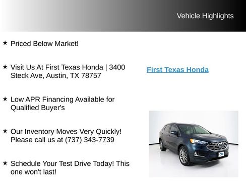 Used 2022 Ford Edge Titanium AWD/4WD image 10