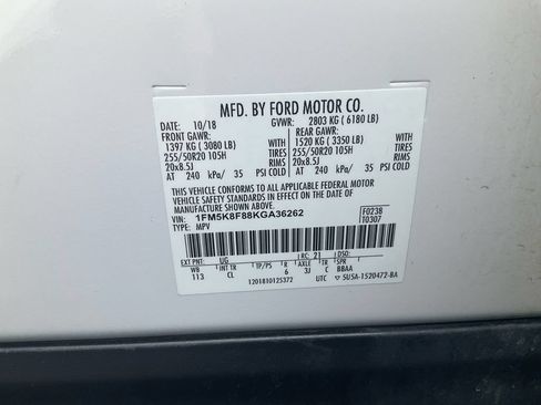 Used 2019 Ford Explorer Limited w/ Class III Trailer Tow Package AWD/4WD image 18