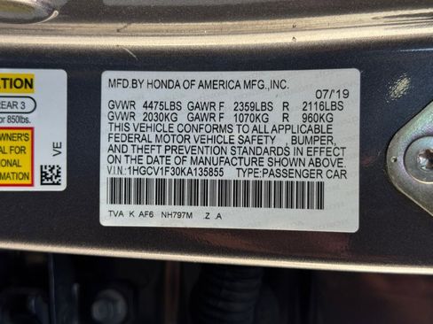 Used 2019 Honda Accord Sport image 58