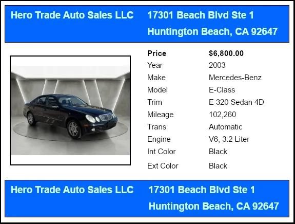 Used 2003 Mercedes-Benz E 320 Sedan image 61