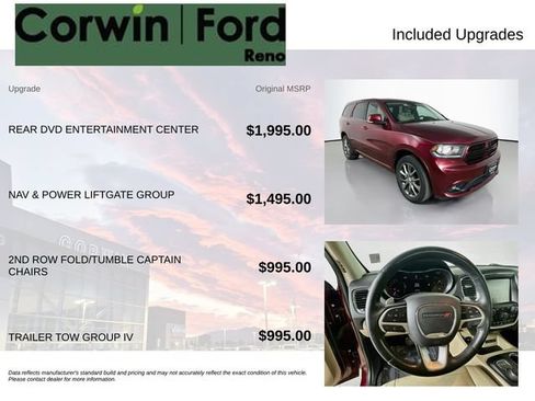 Used 2017 Dodge Durango GT w/ Nav & Power Liftgate Group AWD/4WD image 3