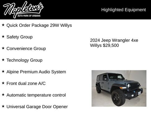 Used 2024 Jeep Wrangler Unlimited AWD/4WD image 15