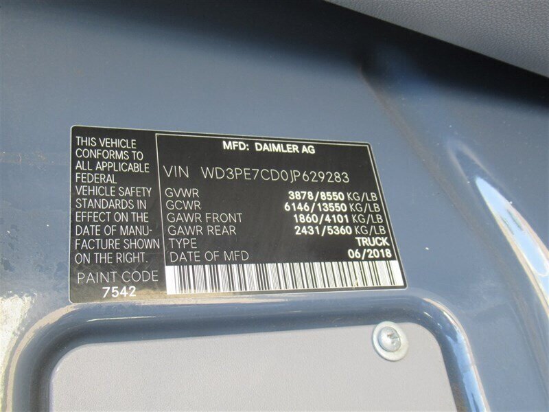 Used 2018 Mercedes-Benz Sprinter 2500 image 7