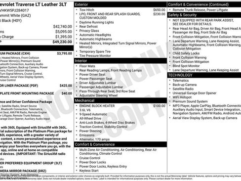 Used 2023 Chevrolet Traverse LT w/ LT Premium Package AWD/4WD image 1