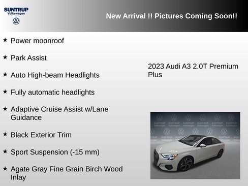 Used 2023 Audi A3 2.0T Premium Plus w/ Premium Plus Package AWD/4WD image 9