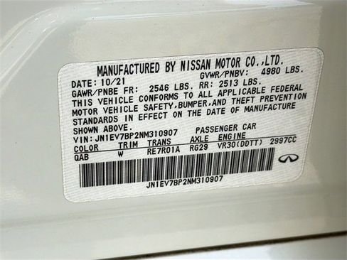 Used 2022 INFINITI Q50 Luxe w/ Cargo Package image 42