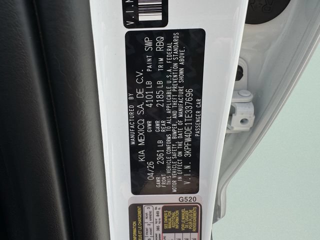 New 2026 Kia K4 GT-Line w/ GT-Line Premium Package FWD image 37