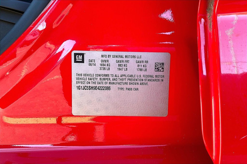 Used 2014 Chevrolet Sonic LT w/ Advanced Safety Package FWD image 38