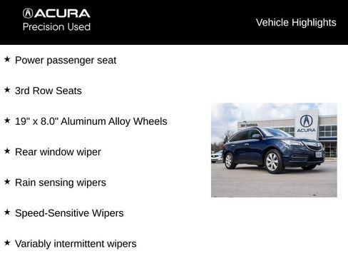 Used 2016 Acura MDX SH-AWD image 25