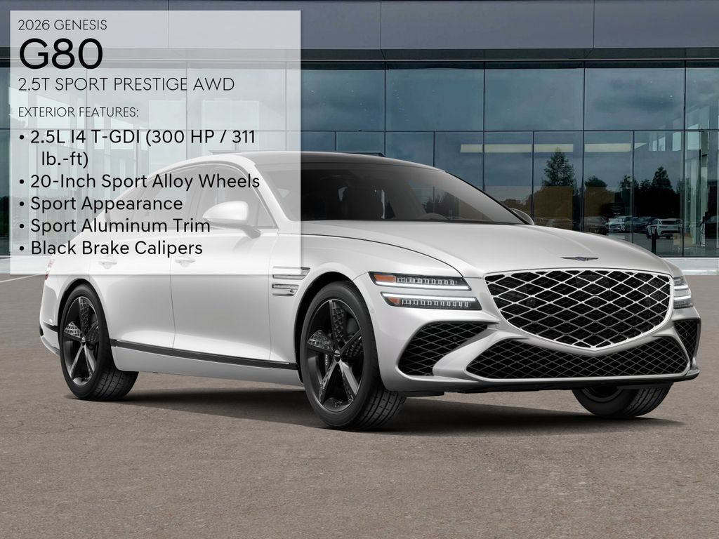 New 2026 Genesis G80 2.5T Sport Prestige AWD/4WD image 3