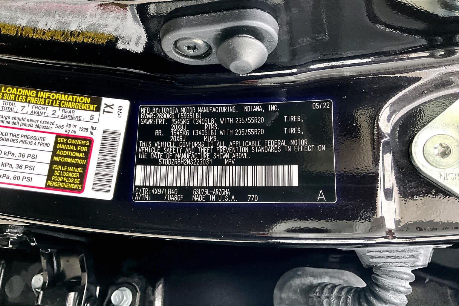 Used 2022 Toyota Highlander Limited AWD/4WD image 33