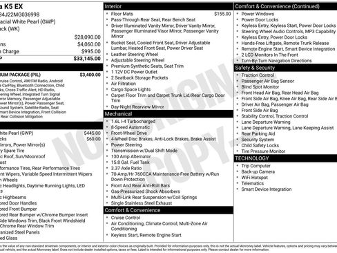 Used 2021 Kia K5 EX w/ EX Premium Package image 15