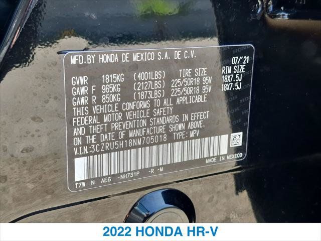 Certified 2022 Honda HR-V Sport image 26