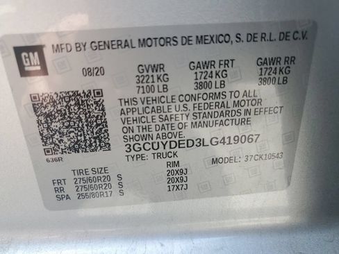 Used 2020 Chevrolet Silverado 1500 LT w/ All-Star Edition AWD/4WD image 10