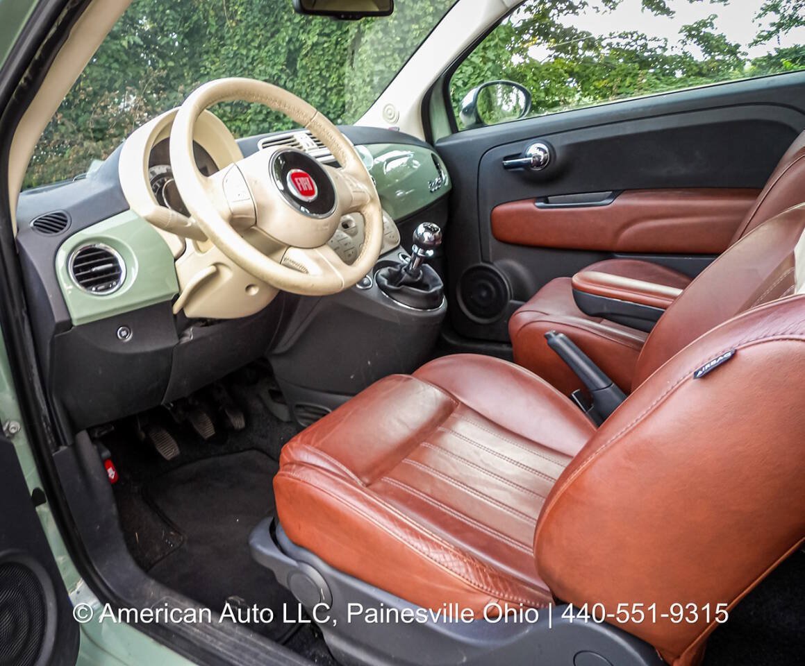 Used 2013 FIAT 500 Lounge w/ Luxury Leather Pkg FWD image 9
