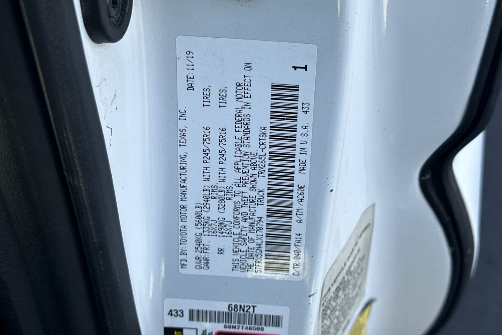 Used 2020 Toyota Tacoma SR RWD image 26