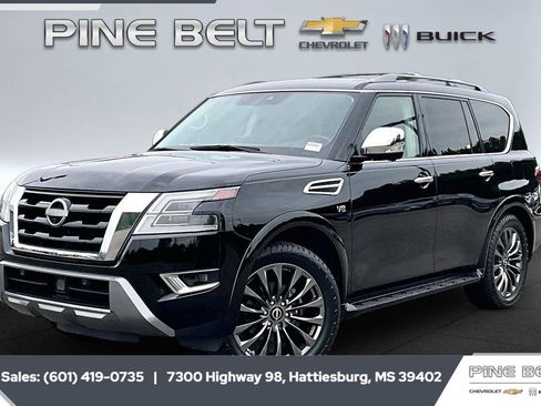 Used 2022 Nissan Armada Platinum w/ Captain's Chairs Package RWD image 10