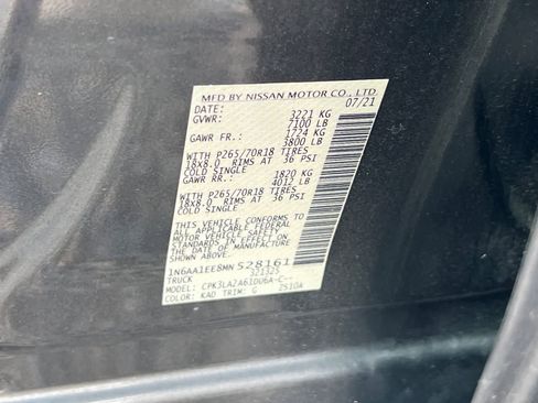 Used 2021 Nissan Titan S w/ S Utility Package image 29