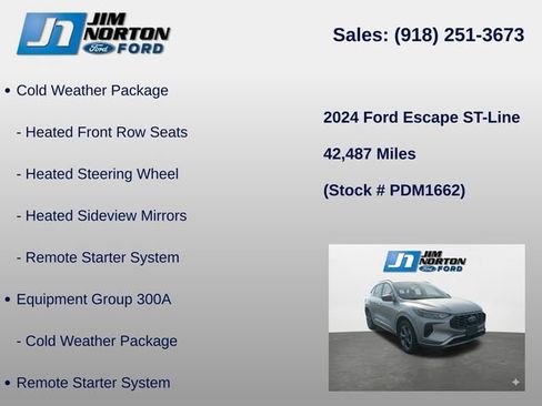 Used 2024 Ford Escape ST-Line AWD/4WD image 8