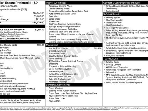 Used 2017 Buick Encore Preferred w/ Experience Buick Package FWD image 3