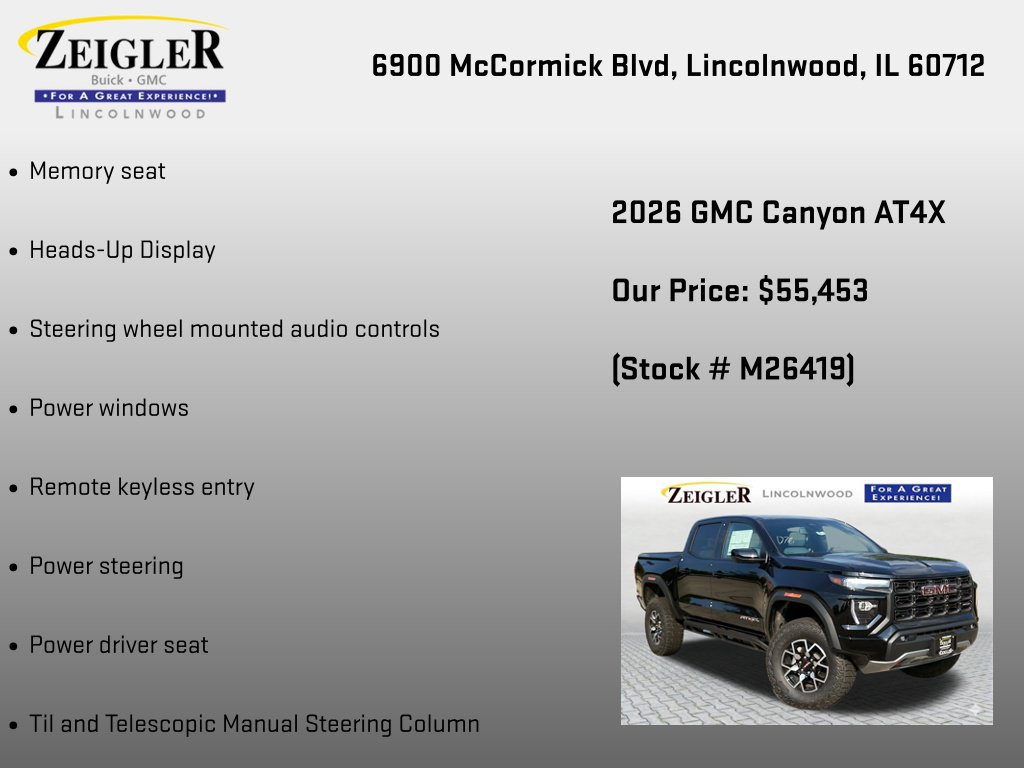 New 2026 GMC Canyon AT4X AWD/4WD image 18