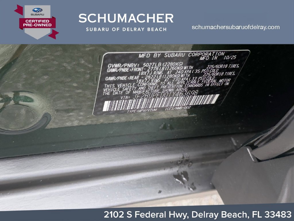 Certified 2026 Subaru Outback Touring AWD/4WD image 19