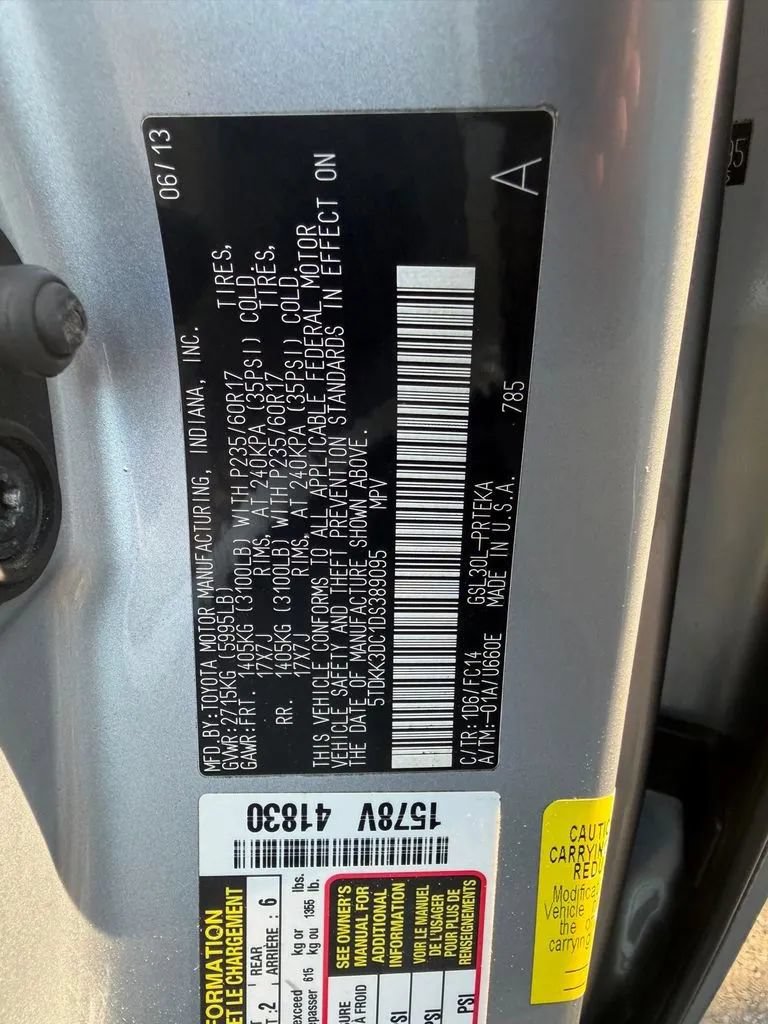 Used 2013 Toyota Sienna LE FWD image 34