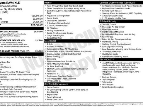 Used 2022 Toyota RAV4 XLE w/ Convenience Package image 26