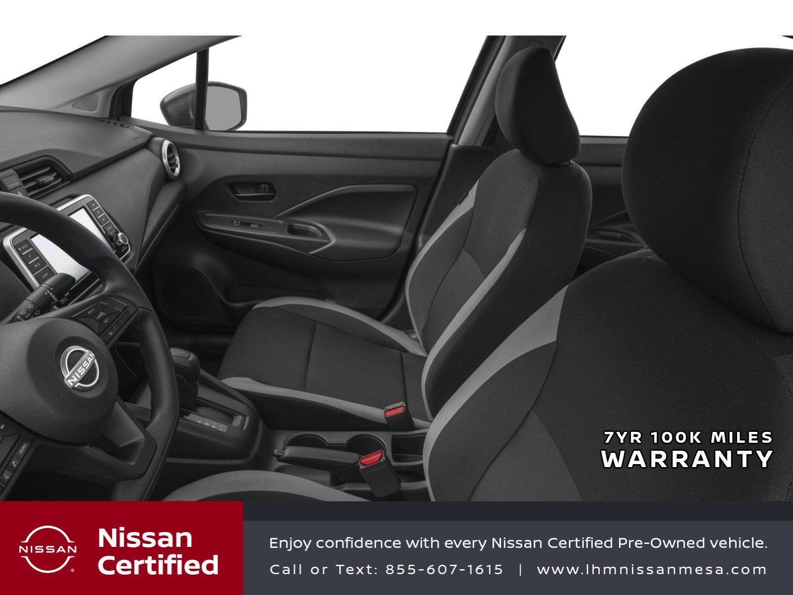 Certified 2025 Nissan Versa S w/ Trunk Package FWD image 6