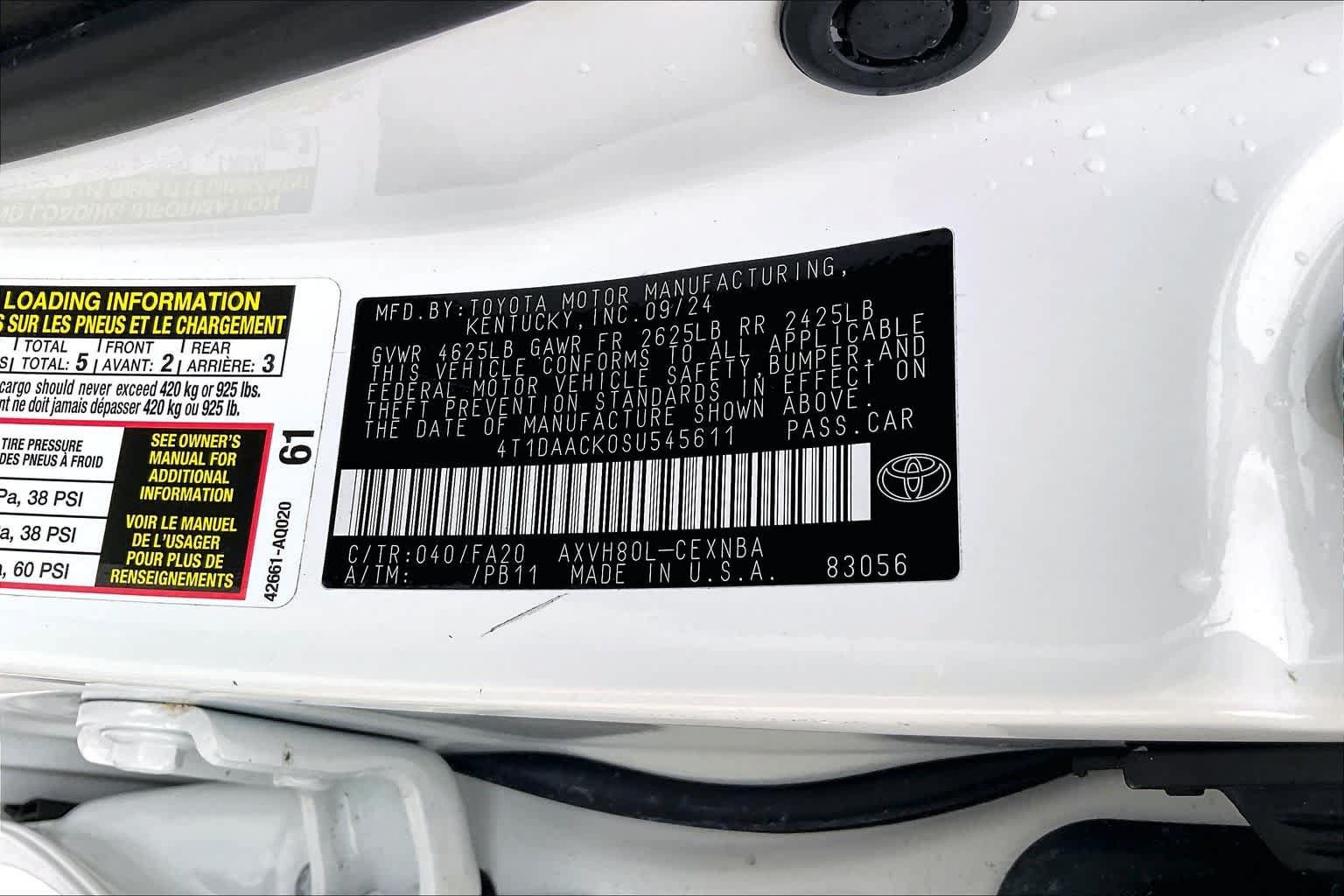 Used 2025 Toyota Camry LE w/ Convenience Package FWD image 33