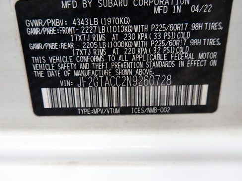 Used 2022 Subaru Crosstrek 2.0i Premium w/ Popular Package #4 image 41