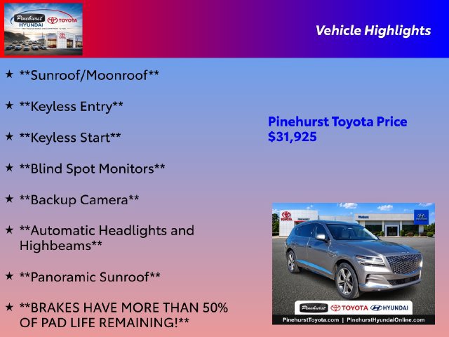 Used 2021 Genesis GV80 2.5T w/ Advanced Package 03 RWD image 28