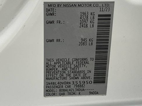 Used 2024 Nissan Altima 2.5 SV FWD image 63