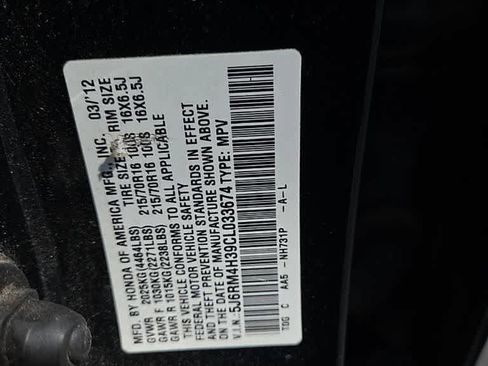 Used 2012 Honda CR-V LX image 22