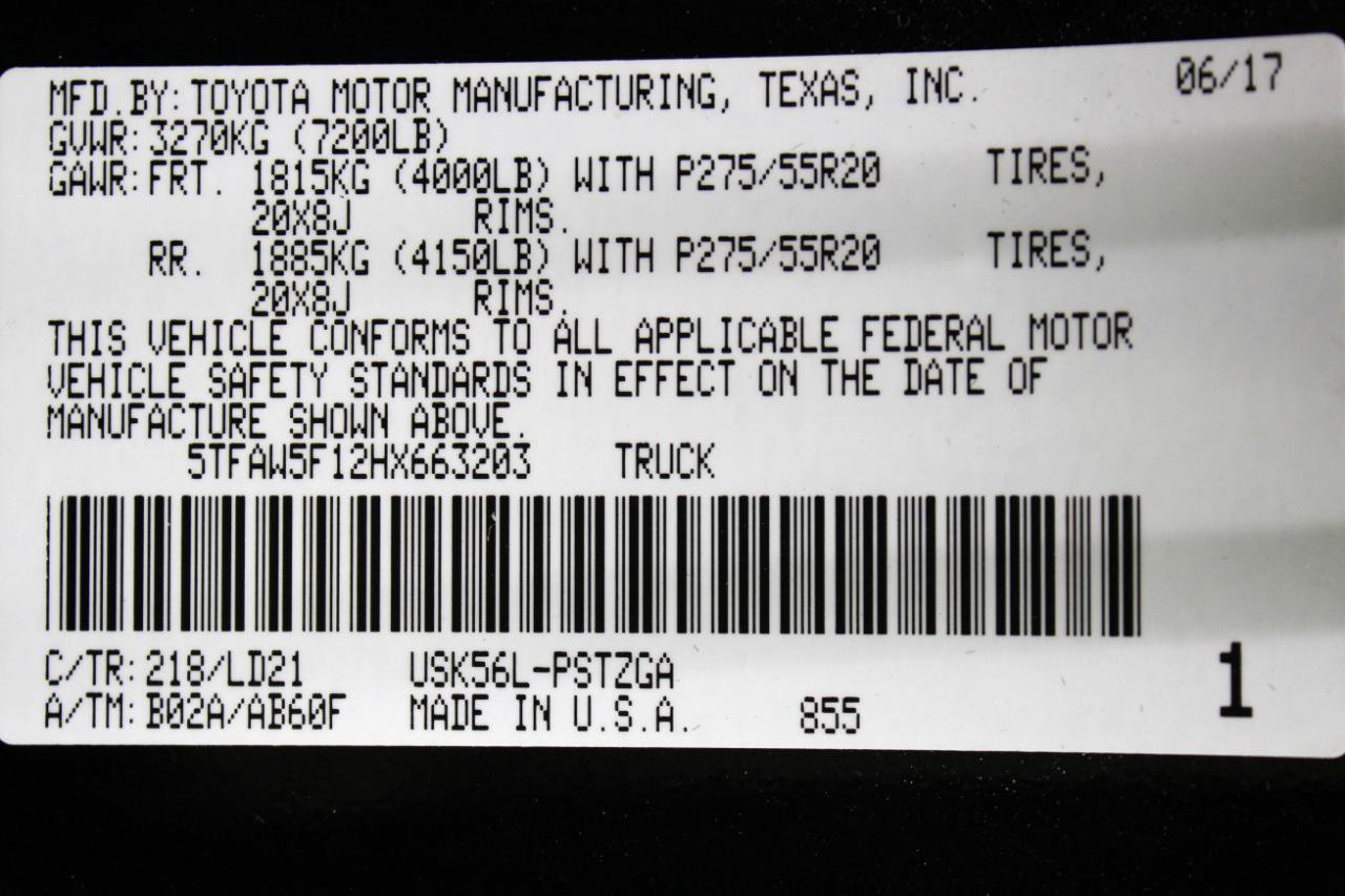 Used 2017 Toyota Tundra 1794 Edition AWD/4WD image 78